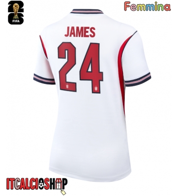 Inghilterra Reece James #24 Prima Maglia Femmina Mondiali 2026 Manica Corta